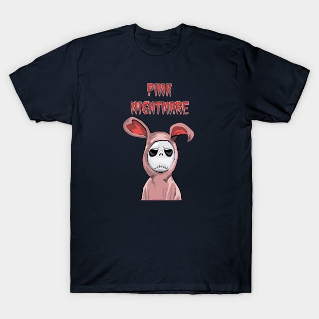 Pink Nightmare Before Christmas T-Shirt by FanboyMuseum